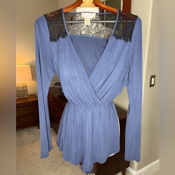 Band of Gypsies Navy Blue Romper Size S - Picture 1 of 9